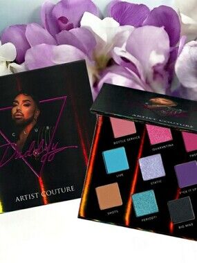 Artist Couture Club Daddyy Eyeshadow Palette GORGEOUS Purples Pinks Blues *BNIB